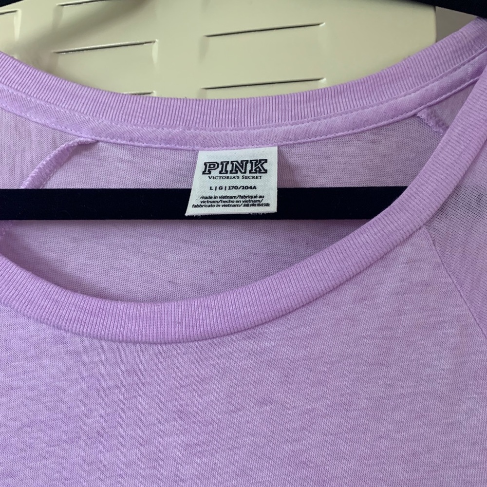 PINK 3/4 sleeve length shirt - Picture 2 of 2